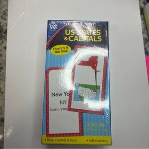 USA States & Capitals Flash Cards